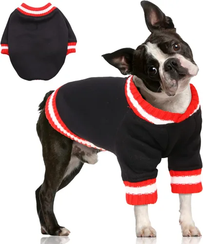 Vista 17 de FUAMEY Sudadera para Perro, Suéteres de Invierno para Perro, Ropa Cálida para Perro, Chaleco para Perro, Sudadera Gruesa para Cachorro, Suéter