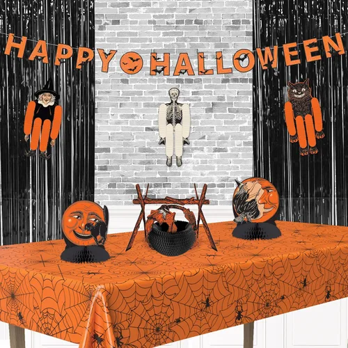Vista 5 de Accesorio de fiesta de streamer de Halloween con purpurina (1 unidad) (1/paquete)