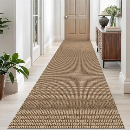 Vista 152 de EARTHALL Alfombra tejida de 2 x 3 pies, lavable para entrada, alfombra trenzada antideslizante, alfombra para puerta interior y exterior, alfombra