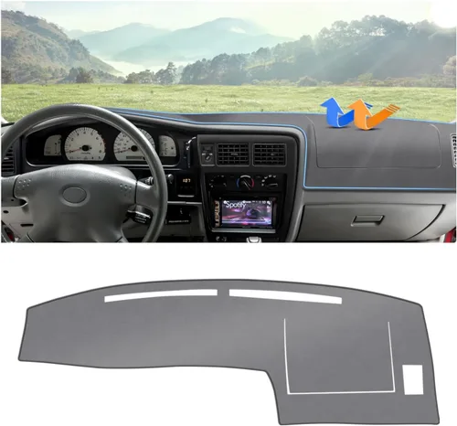 Vista 108 de Autorder Alfombrilla de cubierta de tablero para Toyota 4Runner 2003 2004 2005 2006 2007 2008 2009 Accesorios Cubierta de tablero de terciopelo