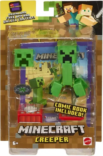 Vista 6 de Minecraft Comic Maker Creeper Figura de acción