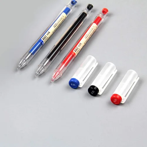 Vista 8 de 12 bolígrafos de tinta de gel negra de 0.014 in, bolígrafo extrafino, escritura suave para tomar notas, suministros escolares de oficina, regalos