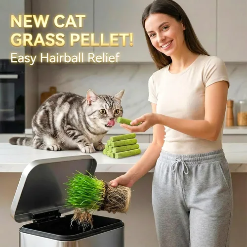 Vista 2 de 10Pcs/50g Cat Toys Kitten Freeze Dried Catnip Cat Grass Teething Stick Treat for Indoor Cats Edible Removal Hairballs Kitten Toys Kitty Chew for