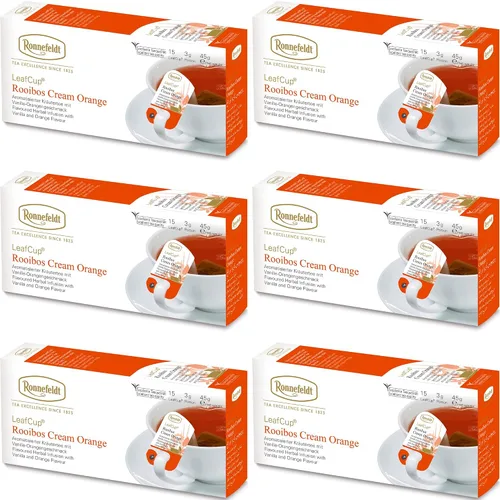 Vista 9 de Ronnefeldt Leafcup Crema Naranja