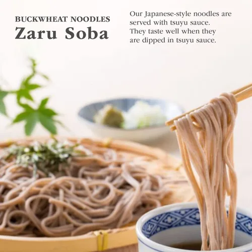 Vista 3 de Shirakiku Style Zaru Soba - Fideos instantáneos de trigo sarraceno seco japonés con sabor a ñame, contiene harina de trigo, fideos asiáticos fáciles