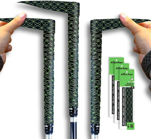 Vista 8 de ALIEN PROS Paquete de 6 cintas de envoltura de agarre de golf Cubic & Skull Mix - ReGrip en 1 minuto