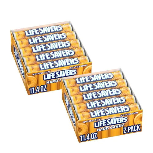 Vista 9 de LIFE SAVERS Paquete a granel de caramelos duros de 5 sabores, rollo de 1.14 onzas (paquete de 20)