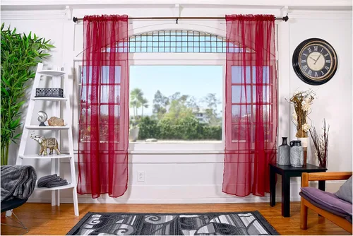 Vista 77 de All American Collection - cortinas Doli transparentes, 2 unidades Blanco