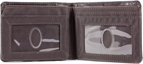 Vista 6 de Big Skinny Billetera delgada de cuero para hombre, con capacidad para hasta 30 tarjetas
