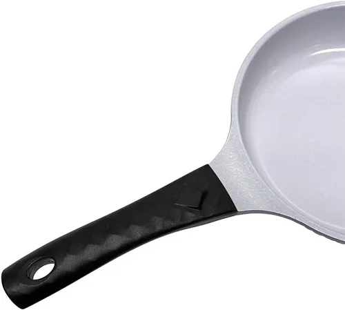 Vista 8 de 8" cacerola de cerámica antiadherente cerámica interior exterior cocina sartén
