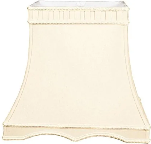 Vista 9 de Royal Designs - Pantalla rectangular para lámpara de diseño, color beige, (8 x 6) x 12 x 8 pulgadas x 11 pulgadas