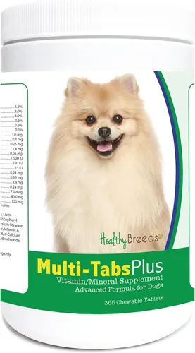Vista 328 de Healthy Breeds Affenpinscher Multi-Tabs Plus tabletas masticables 180
