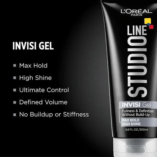 Vista 2 de L'Oreal Paris Studio Line INVISI Gel de fijación fuerte 6.80 oz