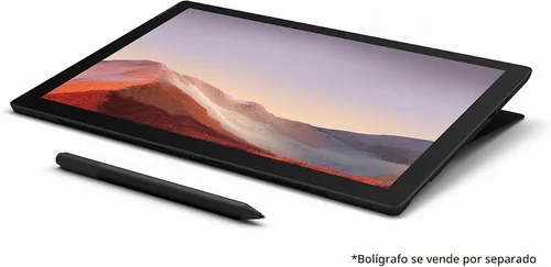 Vista 5 de Tablet Microsoft Surface Pro 7, pantalla táctil de 12.3", Intel Core i7, 16 GB de memoria, unidad de estado sólido de 512 GB Negro mate