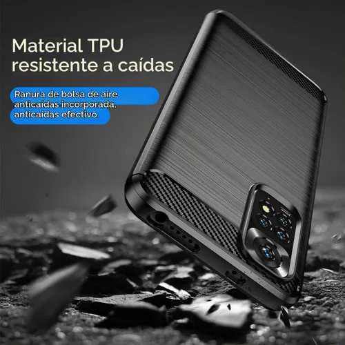 Vista 7 de Funda para Xiaomi Redmi Note 11 Note 11S Funda con protector de pantalla Vidrio templado Ligero Absorción de golpes Resistente TPU Cubierta