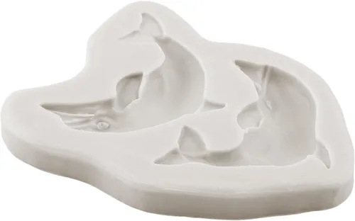 Vista 8 de Molde de silicona para fondant de delfín, molde de caramelo de chocolate con delfines Decoración de tartas de cumpleaños para boda, decoración