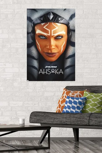 Vista 2 de Star Wars: Ahsoka - Póster de pared de una hoja, 34 pulgadas de largo x 22.4 pulgadas de ancho, versión sin marco