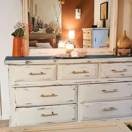 Vista 5 de Tiradores y perillas de madera para cajones, paquete de 4 manijas de madera natural y metal para gabinetes de cocina, tiradores de barra en T