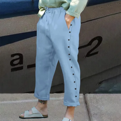 Vista 3 de GIERIDUC Pantalones cargo ajustados con múltiples bolsillos para hombre, pantalones cargo grandes y altos para hombre, pantalones deportivos