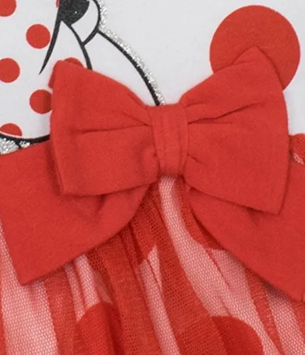 Vista 2 de Disney - Vestido de tul de Minnie Mouse para niñas o infantes