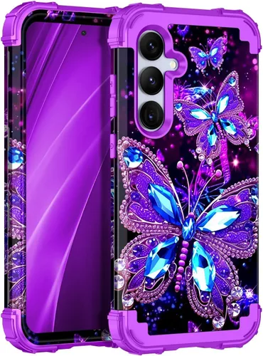 Vista 105 de Casetego Funda para Galaxy A16 5G, Tres Capas de Alta Resistencia Robusta a Prueba de Golpes, Protección Completa Rugosa de PC Duro + Parachoques