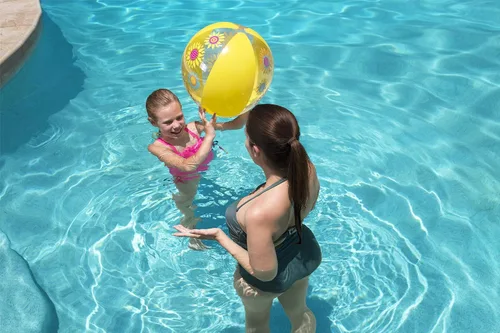Vista 3 de Bestway 31036 - Bola de agua inflable de diseño, 20.1 in, varios modelos