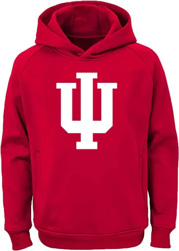 Vista 13 de NCAA Youth 8-20 Team Color Performance Primary Logo Sudadera con capucha Aburn Tigers Armada