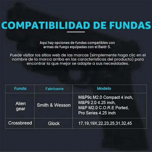 Vista 3 de OLIGHT Baldr S Blue Beam - Linterna táctica magnética recargable por USB de 800 lúmenes con combo de LED blanco, luz compacta montada en riel