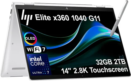 Vista 10 de HP Elite x360 1040 G11, portátil 2 en 1 de 14", Ultra 7 155H, 32GB DDR5