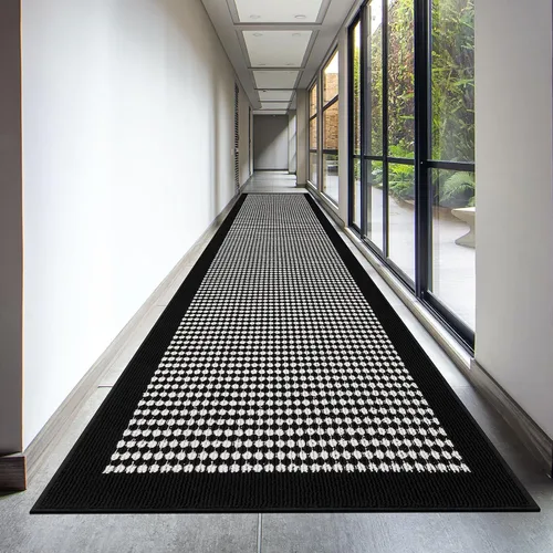 Vista 48 de Ileading Tapete para puerta de interior de 24 x 36 pulgadas, absorbente para perros, tapete de bajo perfil para entrada pequeño con respaldo de goma