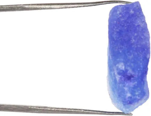 Vista 3 de Cristal curativo natural de zafiro azul bruto 24.35 CT Piedra suelta