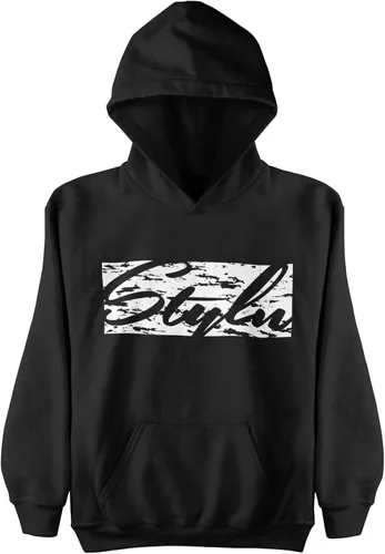 Vista 2 de Sudadera con capucha Wide Open ThroTTLES, Negro
