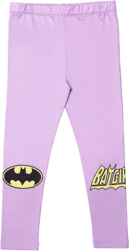 Vista 3 de DC Comics Justice League Batgirl Supergirl Wonder Woman Girls - Paquete de 4 pantalones para niños pequeños a niños grandes