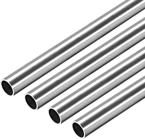 Vista 23 de uxcell Tubo redondo de acero inoxidable 304 0.236 in OD 0.008 in espesor de pared 9.843 in de longitud Tubo recto sin costura 4 piezas