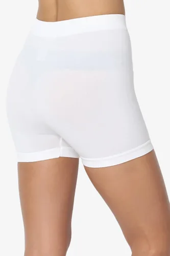 Vista 5 de TheMogan Bermudas sin costuras para mujer, leggings cortos íntimamente debajo de la capa