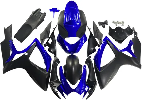 Vista 29 de Kit completo de carenado de inyección para Suzuki GSXR600 GSXR750 2006 2007 K6 06 07 GSXR 600 GSXR 750 GSX-R600 GSX-R750 motocicleta ABS plásticos