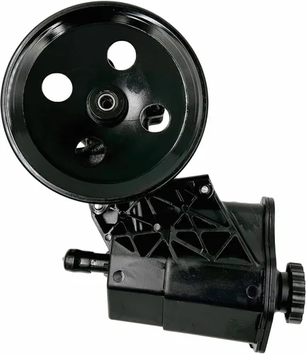 Vista 3 de Bomba de dirección asistida con conjunto de depósito de polea compatible con Dodge Ram 2500 3500 2003-2007