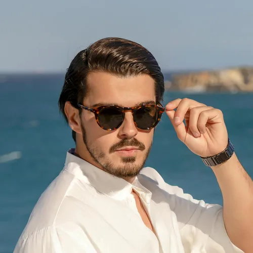 Vista 24 de ZENOTTIC Gafas de sol polarizadas redondas vintage para hombres y mujeres con protección UV400