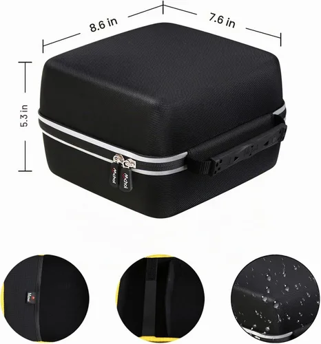 Vista 7 de Mchoi Estuche rígido portátil compatible con la herramienta de lijadora orbital DEWALT 20V MAX DCW210B, solo funda