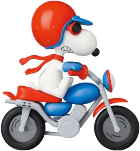 Vista 2 de Medicom - Peanuts Motocross Snoopy UDF Figura Serie 13
