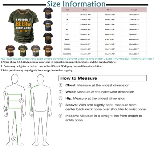 Vista 3 de Camisetas elegantes de manga corta para hombre, camisetas de corte clásico, cómodas blusas de cuello redondo de talla grande