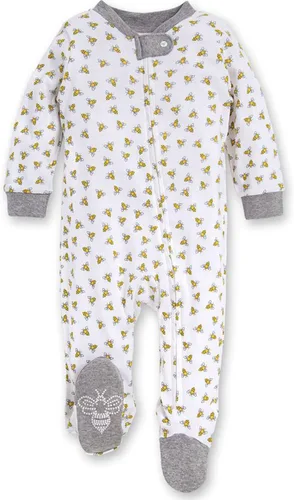 Vista 62 de Burt's Bees Baby - Pijama de una pieza para bebé, mameluco para dormir y jugar, algodón 100% orgánico, cremallera frontal