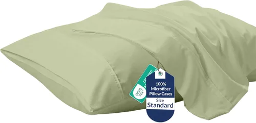 Vista 15 de Royale Linens Juego de 2 fundas de almohada Queen – Fundas de almohada de cama – 20 x 30 pulgadas – Fundas de almohada negras – 1800 microfibra