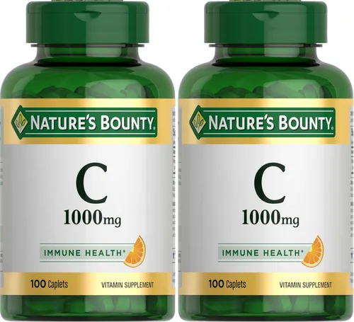 Vista 7 de Nature’s Bounty Vitamina C 1000mg, suplemento de apoyo inmune, poderoso antioxidante, 1 paquete, 100 cápsulas