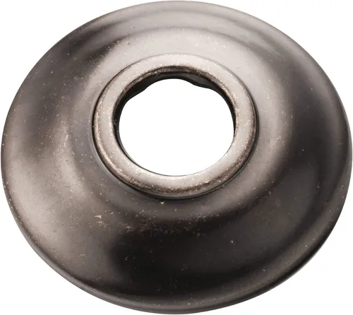 Vista 2 de Moen AT2199ORB Brida de repuesto para brazo de ducha universal estándar Moen brazos, bronce aceitado con brazo de ducha Moen 10154ORB de 6 pulgadas