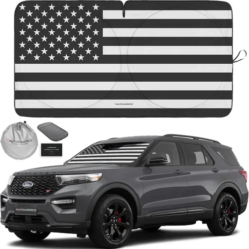 Vista 79 de Parasol de Parabrisas de Una Pieza - Parasol Cromado Líquido Plegable para Ventana Delantera de Auto para Carros SUV Camión - Protector Visor