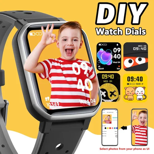 Vista 5 de Reloj inteligente para niños y adolescentes, rastreador de fitness sin necesidad de teléfono, reloj para niños y niñas con 19 modos deportivos