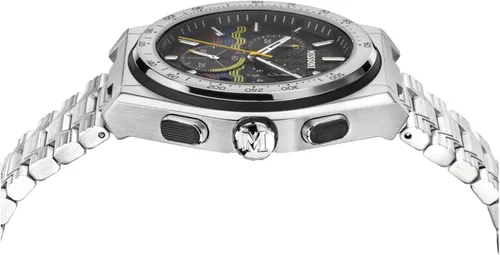 Vista 3 de Missoni MWY400620 - Reloj deportivo para hombre, color negro, de 1.732in, plateado, Missoni M331
