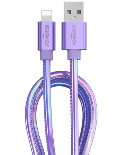 Vista 8 de LIQUIPEL Powertek - Cable de carga para iPhone, adaptador de cable Lightning a USB de carga rápida de 6 pies, compatible con iPad, certificado MFI