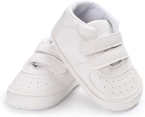 Vista 5 de Zapatos de bebé para niños Prewalker con cordones casuales